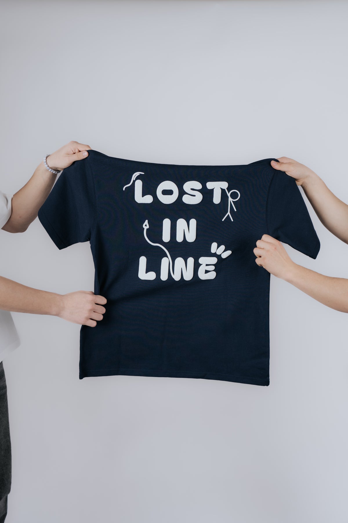 LOST IN LINE NAVY RÖVID UJJÚ POLÓ