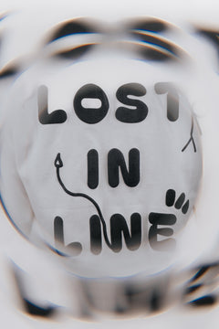 LOST IN LINE FEHÉR PULÓVER